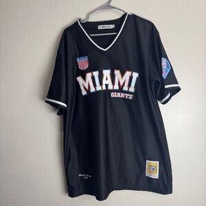 Miami Giants Negro League Baseball Jersey Shirt by Headgear Classics Size XL